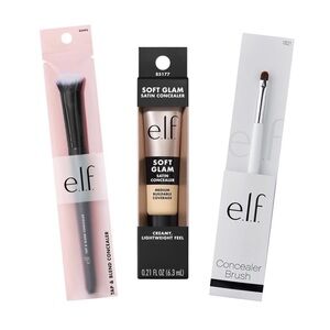 e.l.f. - Soft Glam Satin Concealer with Concealer Brush Set